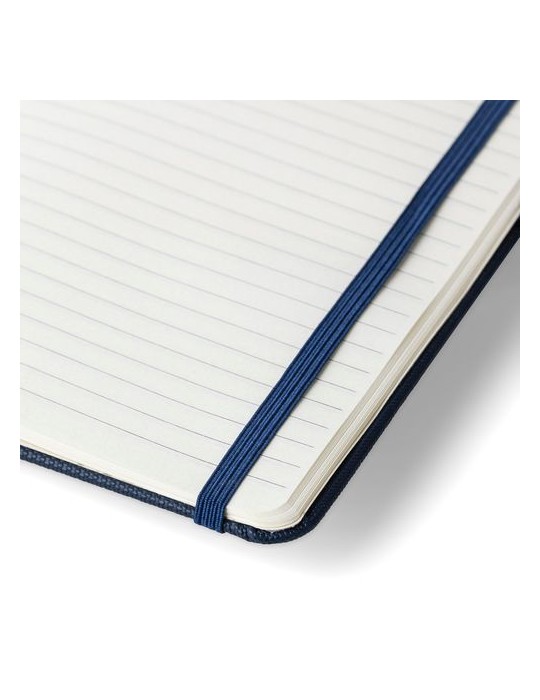 Carnet en polyester rPET 600D Elena Matières : polyester Couleurs : gris cadeau collaborateur premium