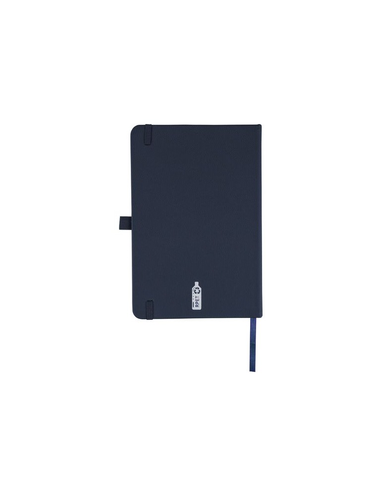 Carnet en polyester rPET 600D Elena Matières : polyester Couleurs : gris cadeau affaires élégant