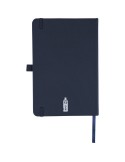 Carnet en polyester rPET 600D Elena Matières : polyester Couleurs : gris cadeau affaires élégant