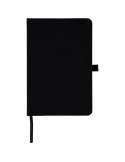Carnet en polyester rPET 600D Elena Matières : polyester Couleurs : noir personnalisable avec votre logo