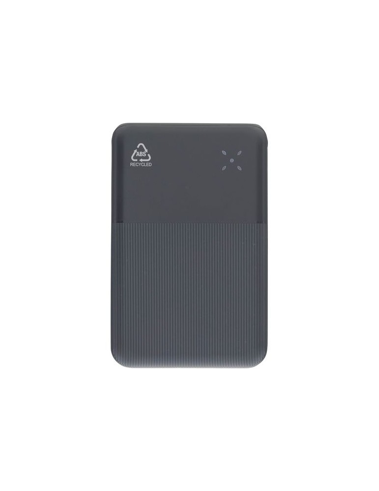 Power bank en ABS recyclé Rayen Matières : ABS recyclé Couleurs : blanc cadeau client original