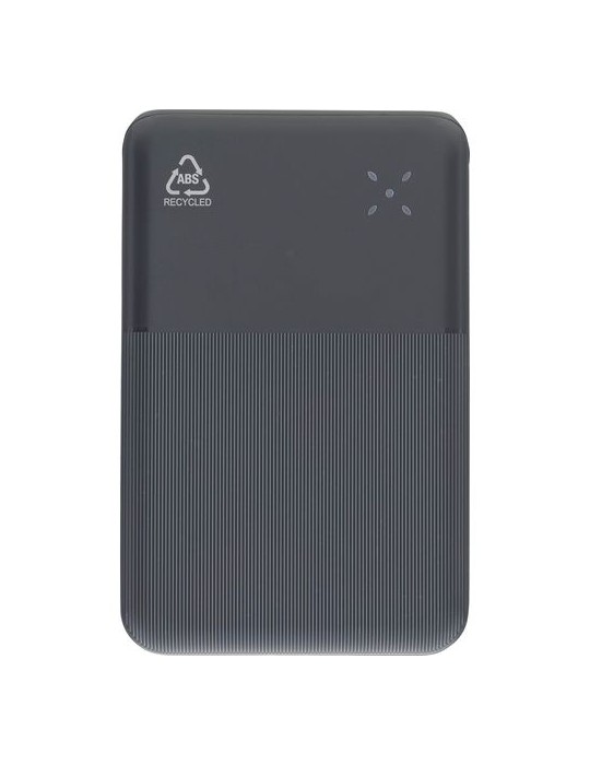 Power bank en ABS recyclé Rayen Matières : ABS recyclé Couleurs : blanc cadeau client original