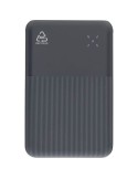 Power bank en ABS recyclé Rayen Matières : ABS recyclé Couleurs : noir personnalisable avec votre logo