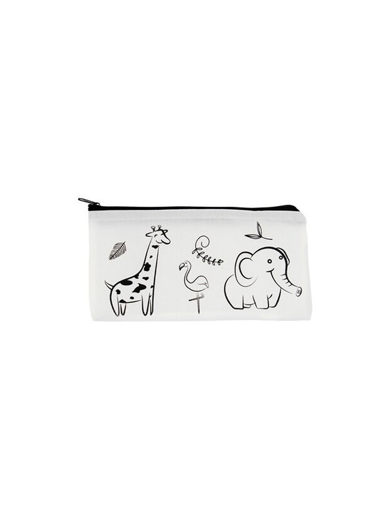 Trousse pour coloriage, crayons de couleur | Pika Matières : non tissé Couleurs : blanc personnalisable avec votre logo