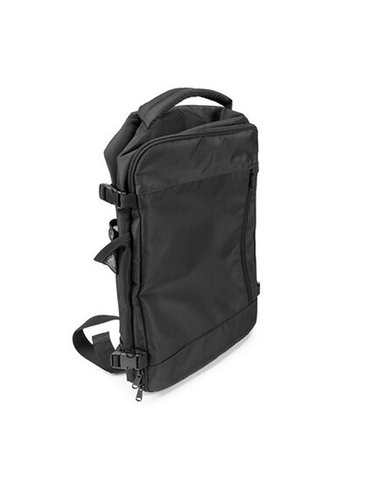 Sac à dos de voyage | Yloris Matières : polyester Couleurs : noir goodies publicitaire événementiel