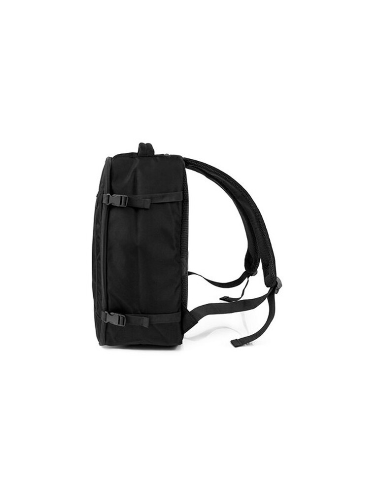 Sac à dos de voyage | Yloris Matières : polyester Couleurs : noir objet promotionnel éco-responsable