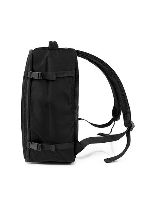 Sac à dos de voyage | Yloris Matières : polyester Couleurs : noir objet promotionnel éco-responsable