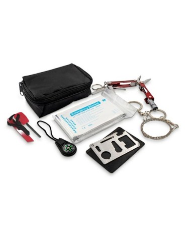 Kit de survie  Air Gifts | Lieze Matières : polyester Couleurs : noir