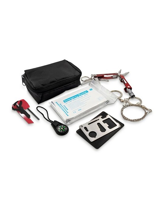 Kit de survie  Air Gifts | Lieze Matières : polyester Couleurs : noir