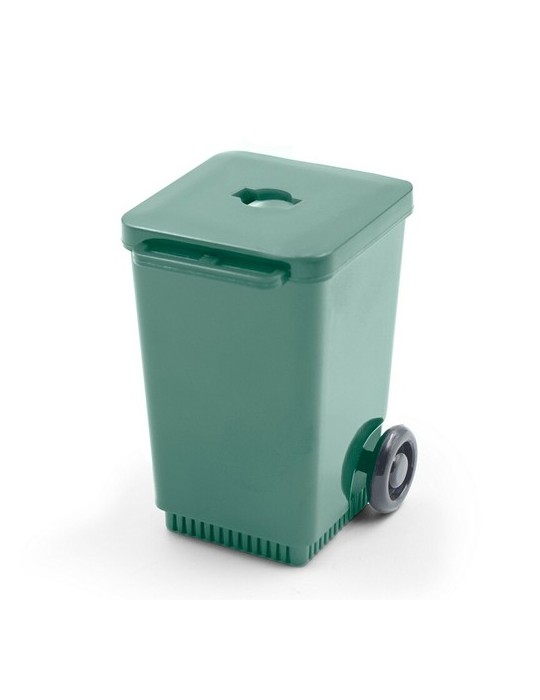 Aiguiseur à crayons 'poubelle' | Cira Matières : plastique Couleurs : vert