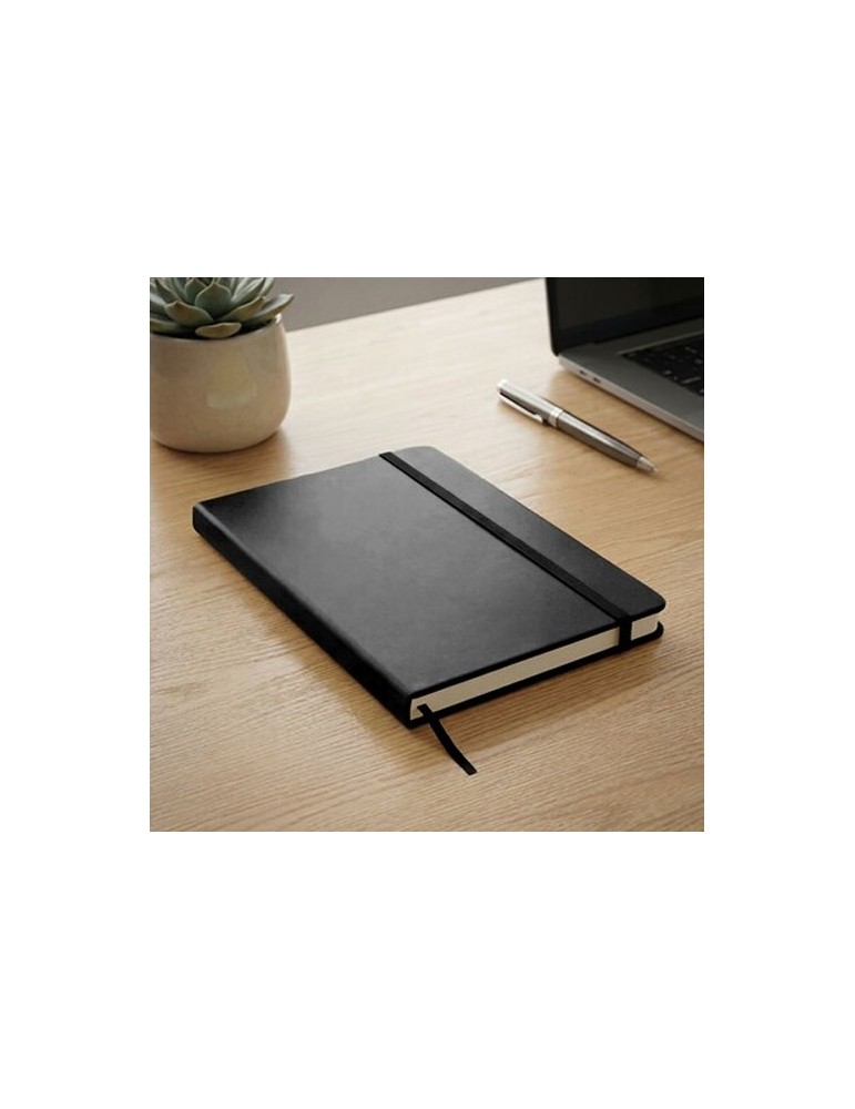 Carnet A5  | Emerentia Matières : carton Couleurs : noir objet publicitaire robuste