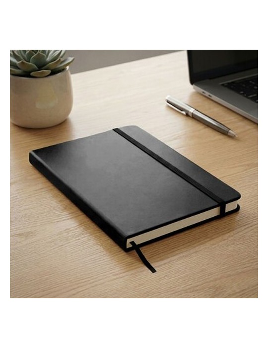 Carnet A5  | Emerentia Matières : carton Couleurs : noir objet publicitaire robuste