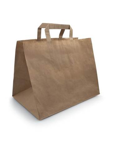 Sac en papier recyclé | Landelina Couleurs : naturel Matières : kraft recyclé