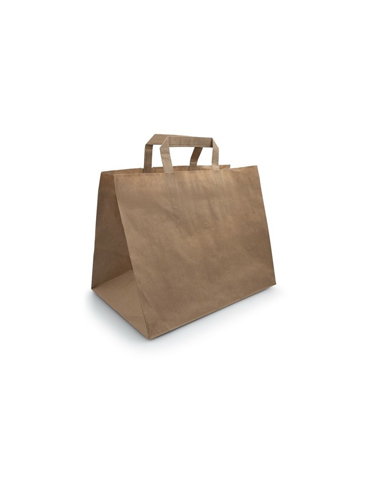 Sac en papier recyclé | Landelina Couleurs : naturel Matières : kraft recyclé