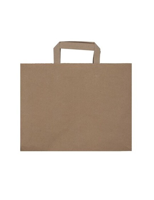 Sac en papier recyclé | Landelina Couleurs : naturel Matières : kraft recyclé personnalisable avec votre logo