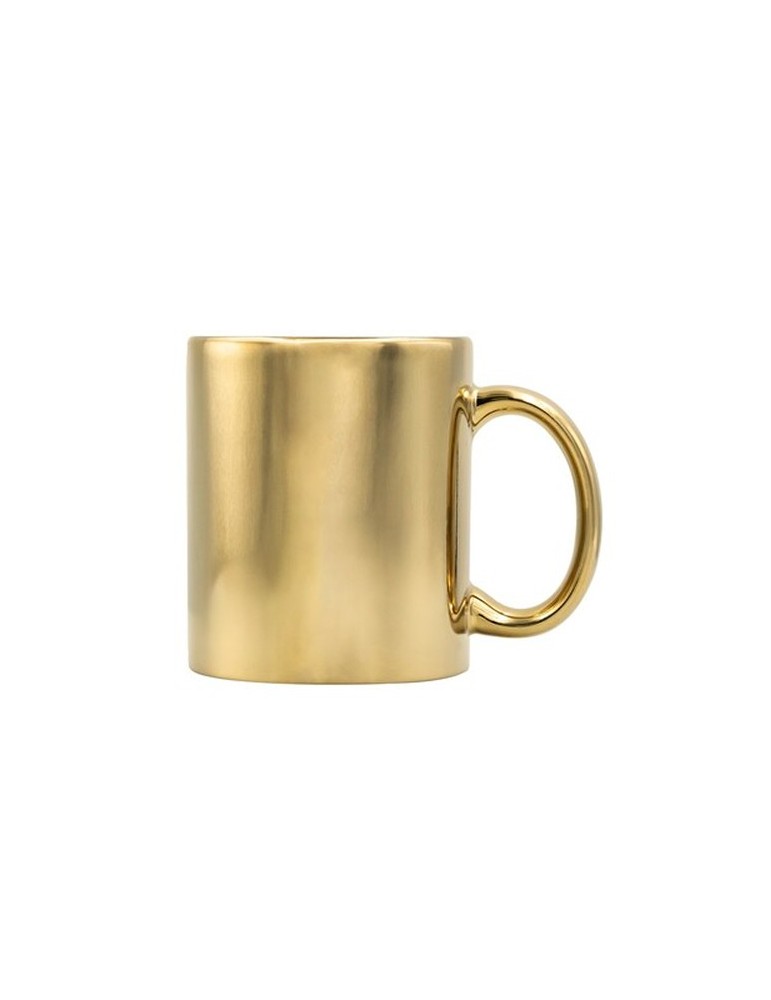 Mug en céramique 350 ml  | Yillka Matières : céramique Couleurs : doré marquage laser ultra précis
