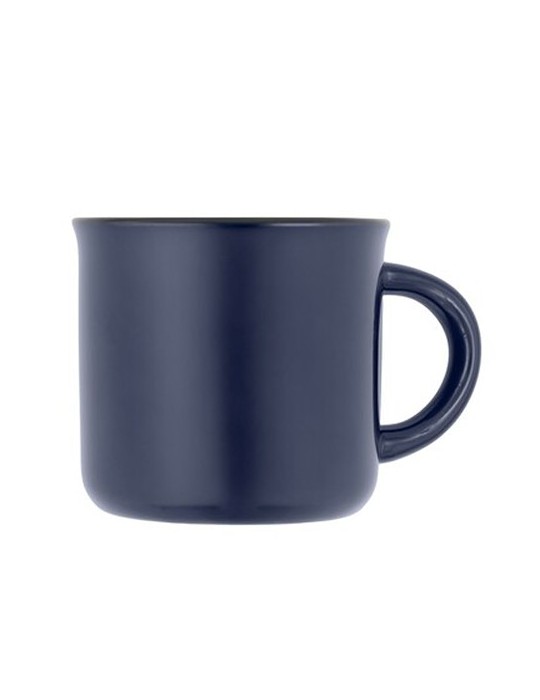 Mug en céramique 280 ml | Lini Matières : céramique Couleurs : bleu marine goodies entreprise design