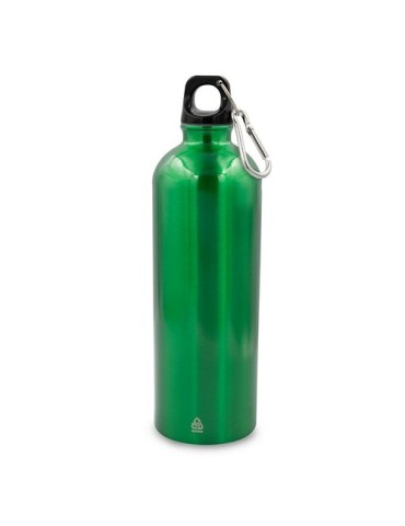 Bouteille de sport 750 ml  avec mousqueton| Laveriano Matières : plastique Couleurs : vert