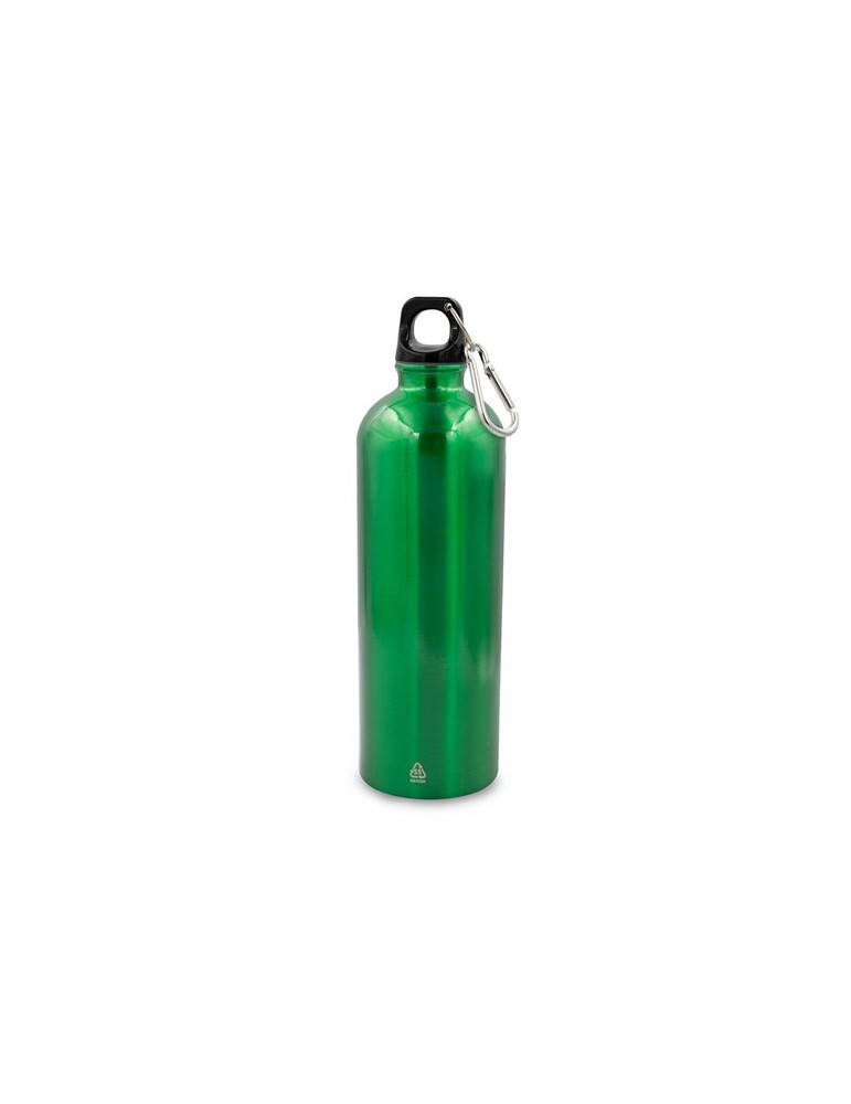 Bouteille de sport 750 ml  avec mousqueton| Laveriano Matières : plastique Couleurs : vert