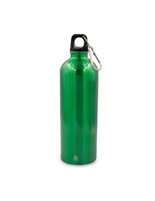 Bouteille de sport 750 ml  avec mousqueton| Laveriano Matières : plastique Couleurs : vert