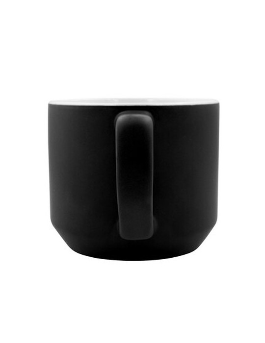 Mug en céramique 330 ml | Everika Matières : céramique Couleurs : noir cadeau affaires élégant