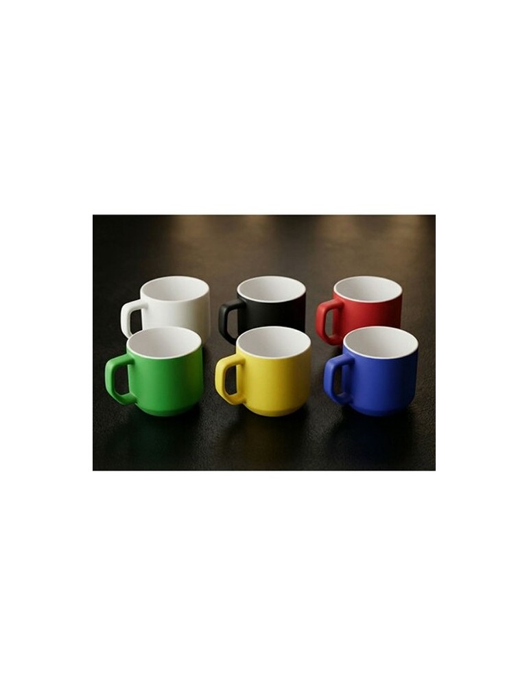 Mug en céramique 330 ml | Everika Matières : céramique Couleurs : noir impression logo haute qualité