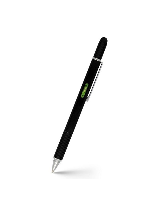 Stylo-bille multifonction | Guilbert Matières : acier inoxydable Couleurs : noir