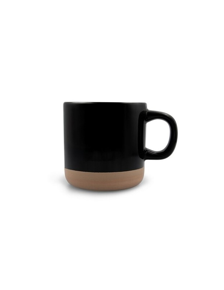 Mug en céramique 340 ml | Aato Matières : céramique Couleurs : noir cadeau collaborateur premium