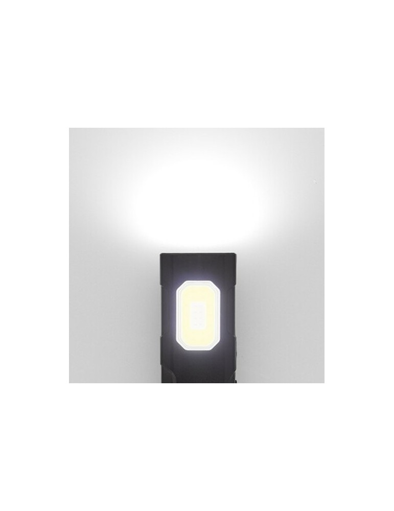 Lampe de sac à dos | Zelik Matières : ABS Couleurs : noir marquage laser ultra précis