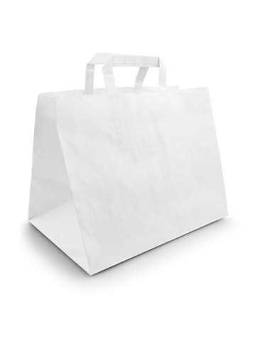 Sac en papier | Bisara Matières : papier Couleurs : blanc