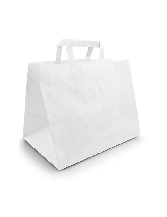 Sac en papier | Bisara Matières : papier Couleurs : blanc