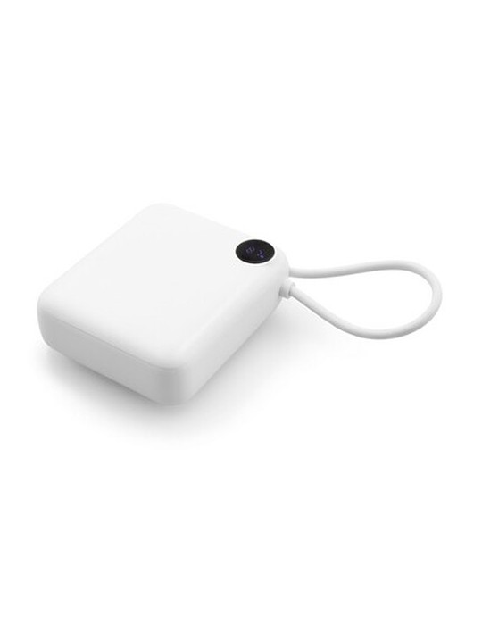 Power bank 10000 mAh | Alula Matières : ABS Couleurs : blanc cadeau entreprise pas cher