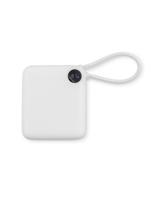 Power bank 10000 mAh | Alula Matières : ABS Couleurs : blanc goodies publicitaire événementiel