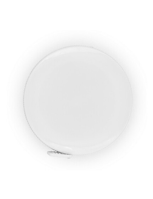 Porte-clés, mètre-ruban 1,5m | Coline Matières : ABS recyclé Couleurs : blanc goodies publicitaire événementiel