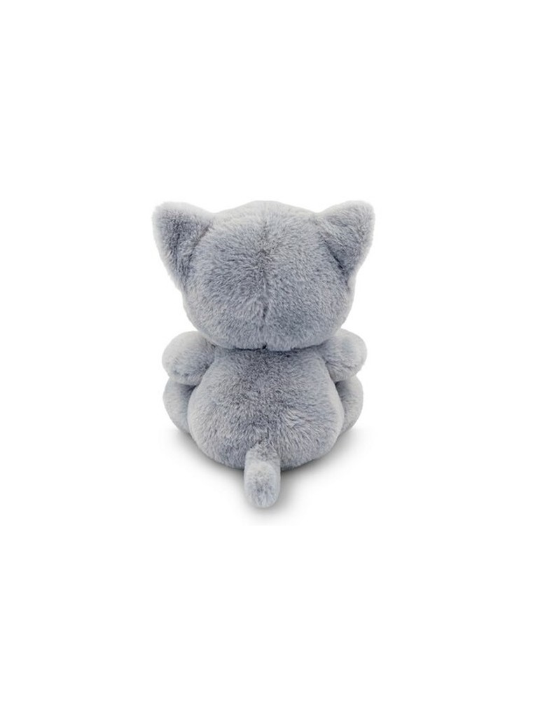 Chat en peluche | Elvins Couleurs : gris cadeau entreprise pas cher