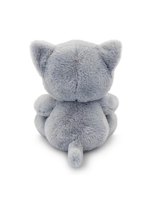 Chat en peluche | Elvins Couleurs : gris cadeau entreprise pas cher