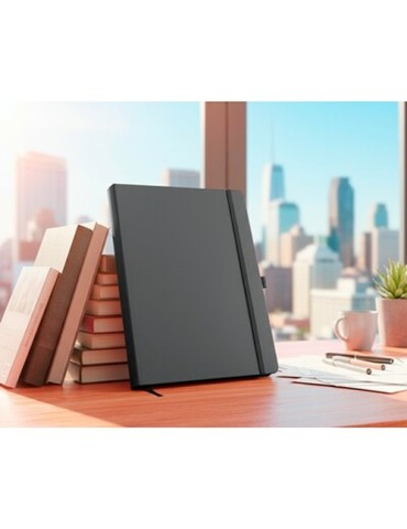 Carnet d’environ format A4 | Velsa Matières : carton Couleurs : gris 2