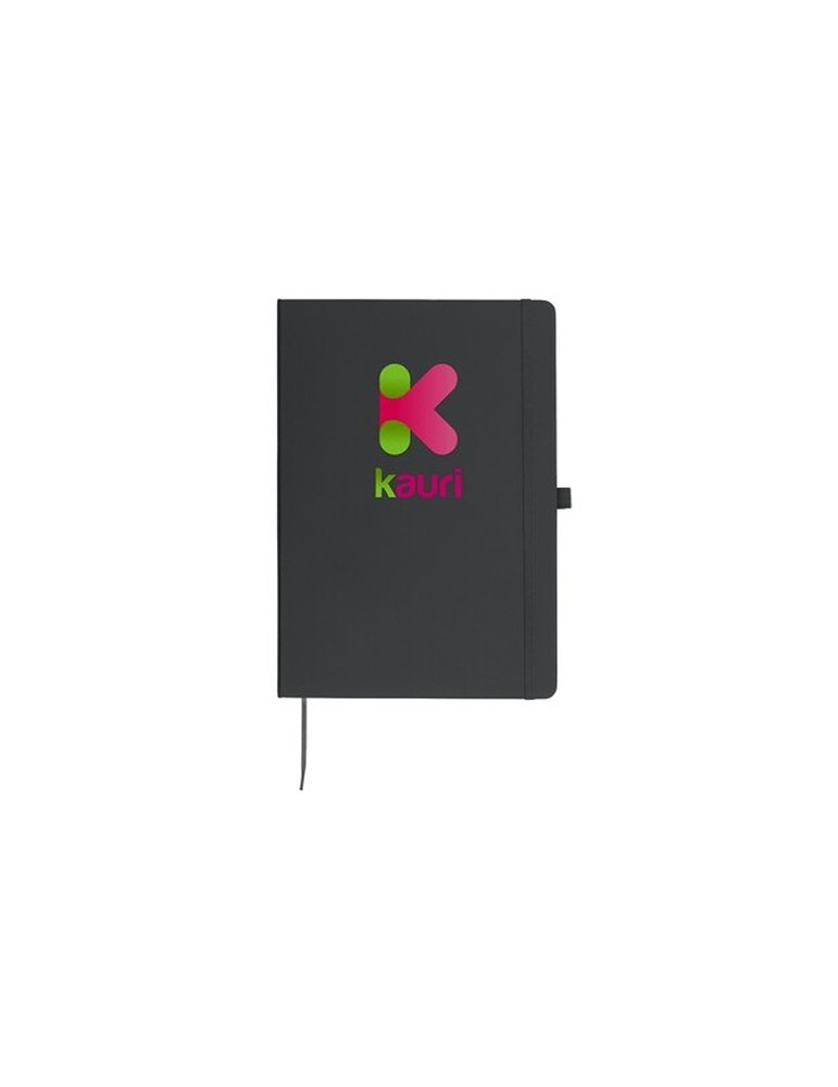 Carnet d’environ format A4 | Velsa Matières : carton Couleurs : gris goodies entreprise design