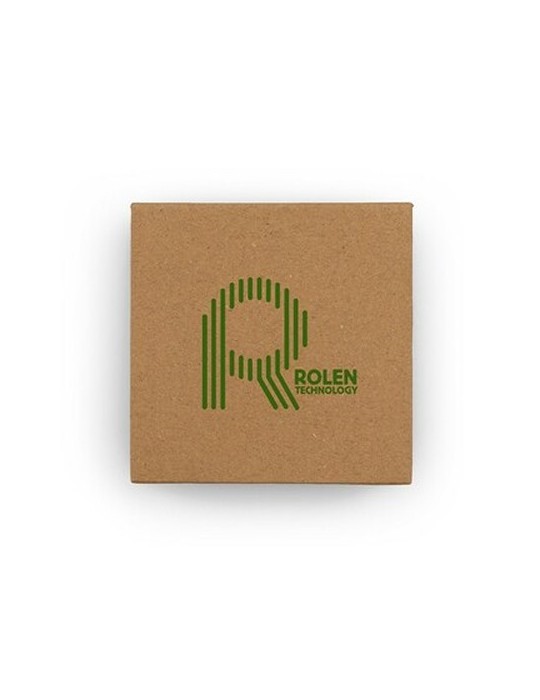 Porte-mémos avec notes autocollantes | Nexh Matières : carton Couleurs : naturel impression haute définition