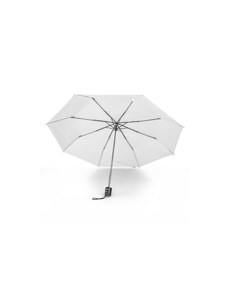 Parapluie manuel pliable| Bores Matières : polyester Couleurs : blanc impression logo haute qualité