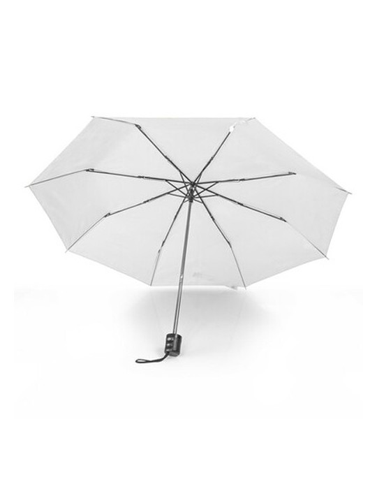 Parapluie manuel pliable| Bores Matières : polyester Couleurs : blanc impression logo haute qualité