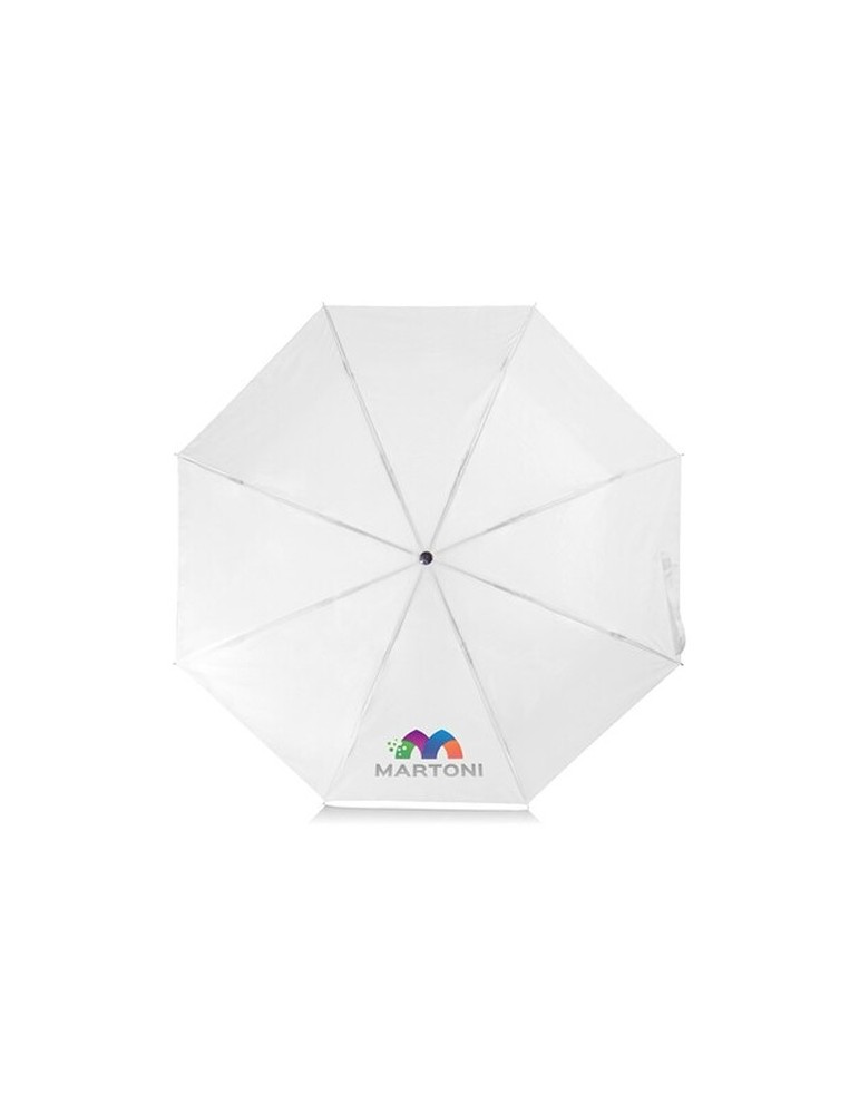 Parapluie manuel pliable| Bores Matières : polyester Couleurs : blanc cadeau collaborateur premium