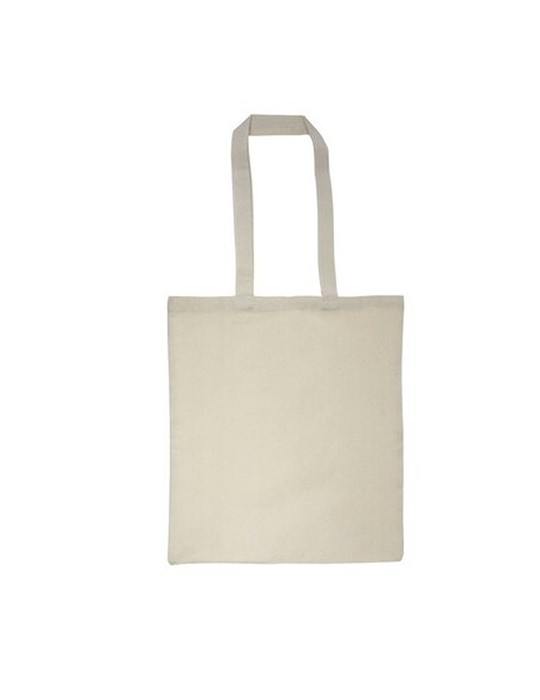 Sac shopping en coton | Huans Matières : coton Couleurs : beige marquage laser ultra précis