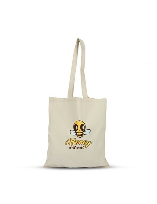 Sac shopping en coton | Huans Matières : coton Couleurs : beige livraison express 24h 48h