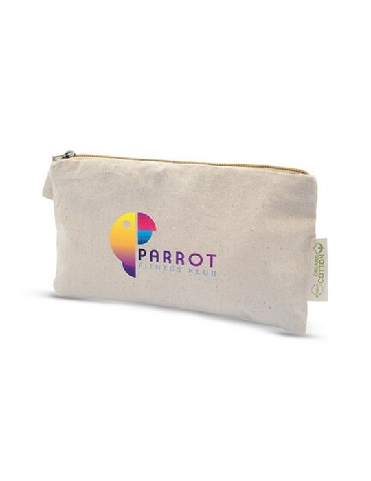 Trousse de toilette en coton organique B'RIGHT | Reons Matières : coton organique Couleurs : beige marquage laser ultra précis