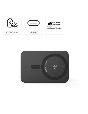 Power Bank magnétique 10000 mAh Hama
