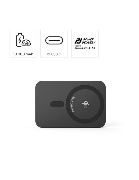 Power Bank magnétique 10000 mAh Hama