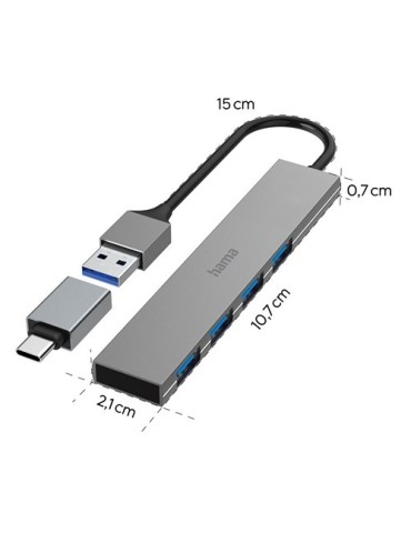 Hub USB, USB-C Hama