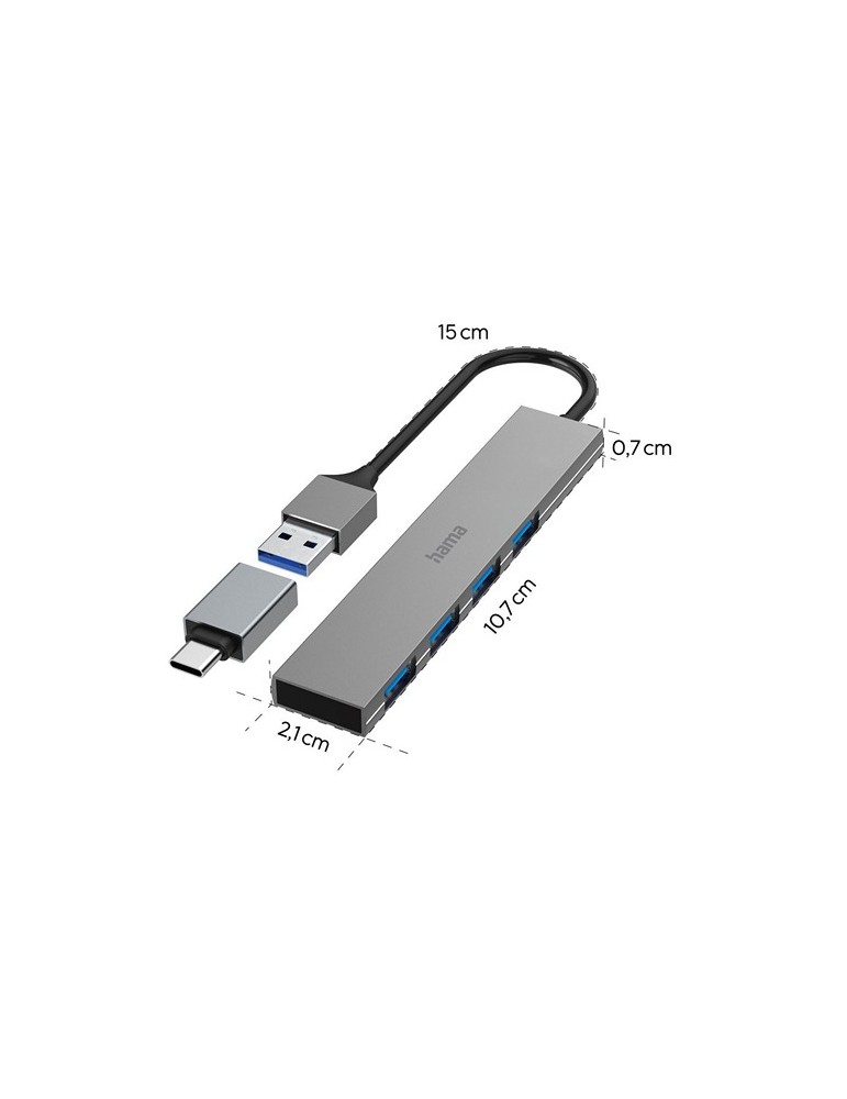 Hub USB, USB-C Hama