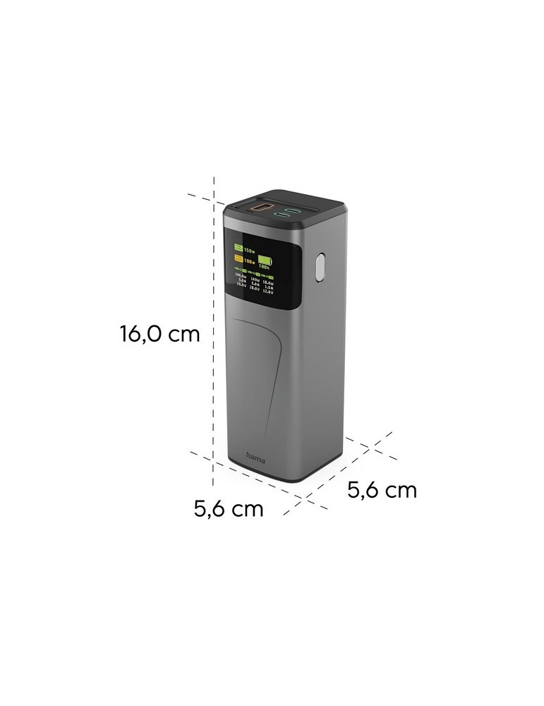 Power Bank 24000 mAh Hama High Power 150W